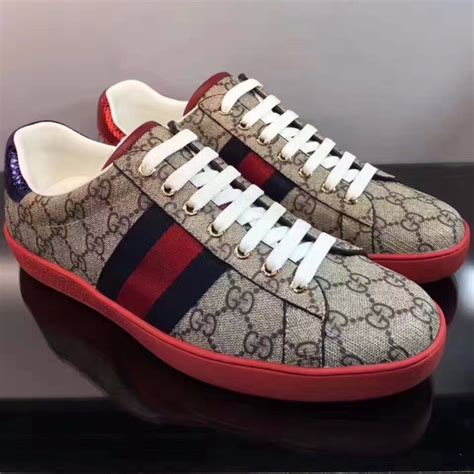 mens gucci canvas sneakers wear with